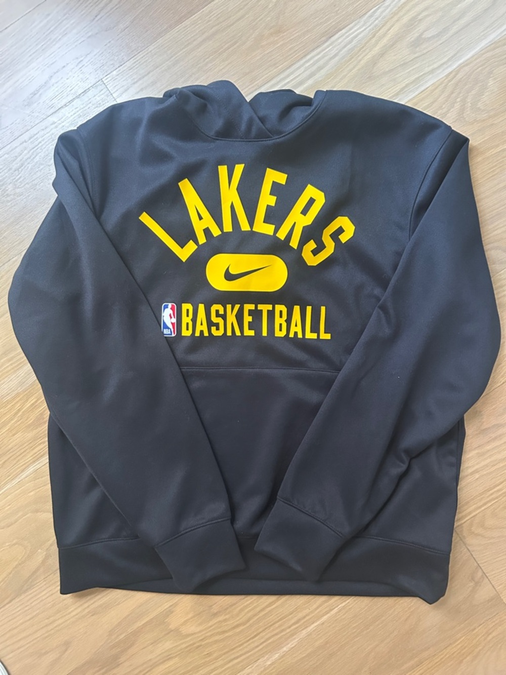 Nike Lakers Black & Yellow Pullover Hoodie